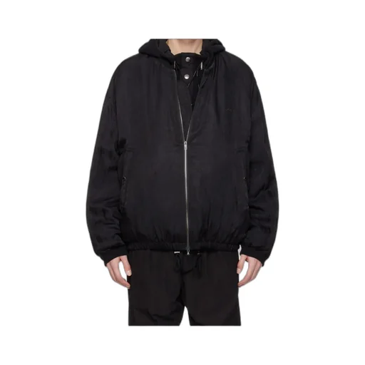 Crinkled Taffeta Bomber Jacket