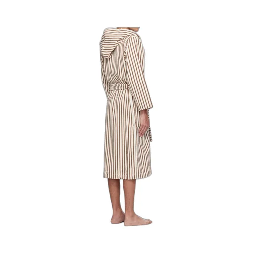 Striped Pajamas With Lace-Up