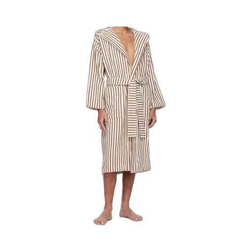 Striped Pajamas With Lace-Up