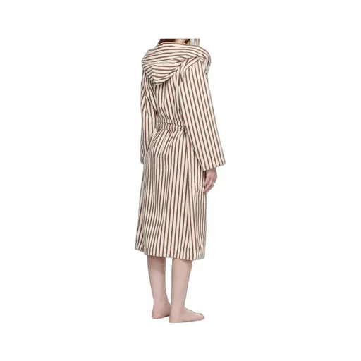 Striped Pajamas With Lace-Up