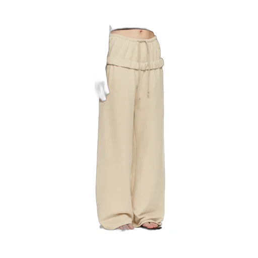 We11Done Layered Rolled Up Lounge Pants