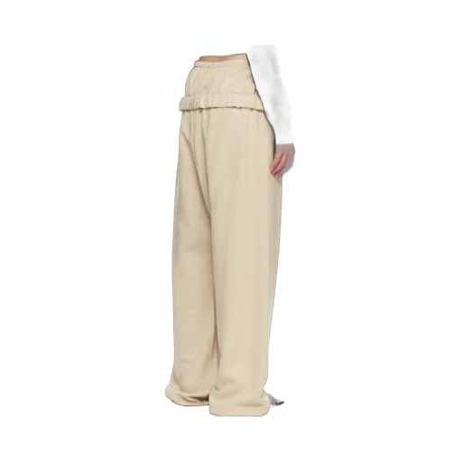 We11Done Layered Rolled Up Lounge Pants