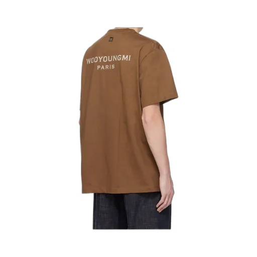 Wooyoungmi Flower Back Logo T-Shirt