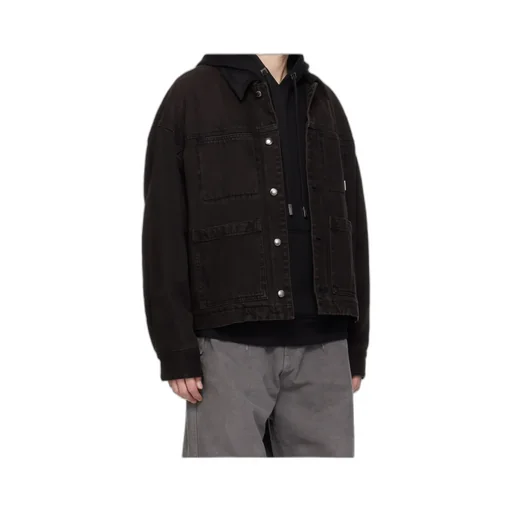 Brown Tin Washed Denim Jacket