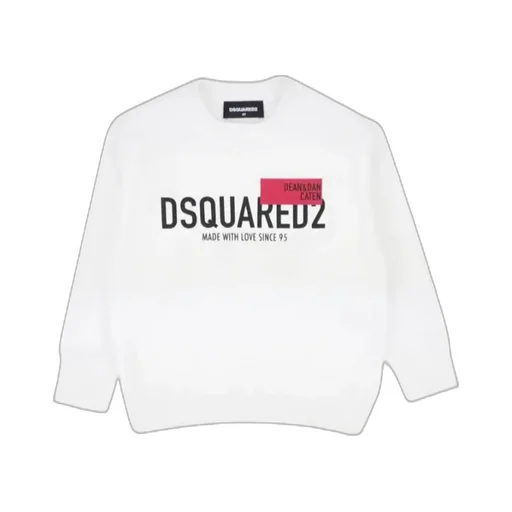 Dsquared2 Kids Logo Printed Crewneck Sweatshirt