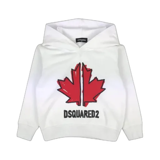 Dsquared2 Kids Logo Printed Long-Sleeved Hoodie