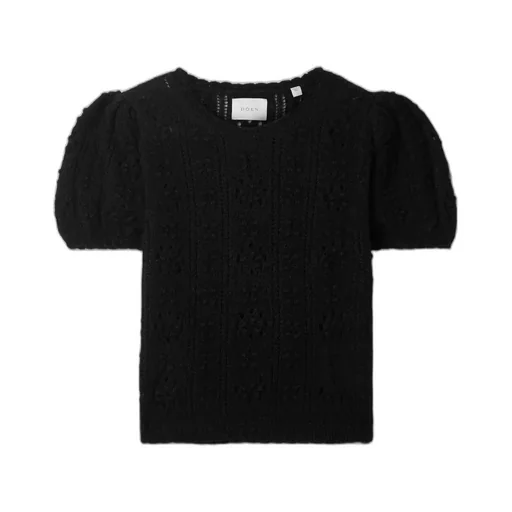 Short-Sleeved Knitted Top