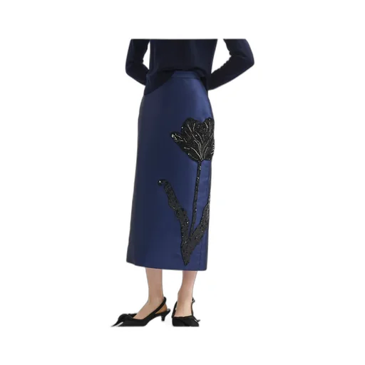 Pencil Midi Skirt