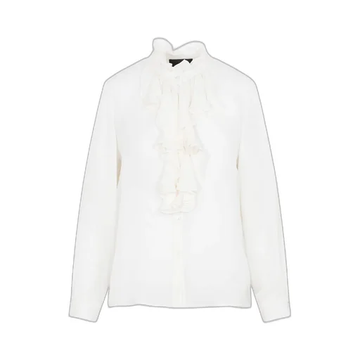Nili Lotan Ruffled Long-Sleeved Shirt