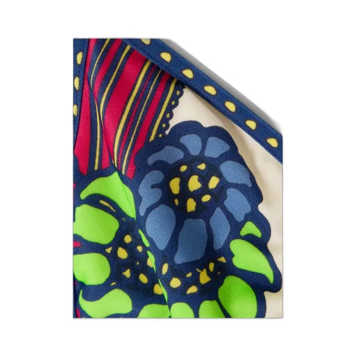 Tie-Detail Floral Bikini Top