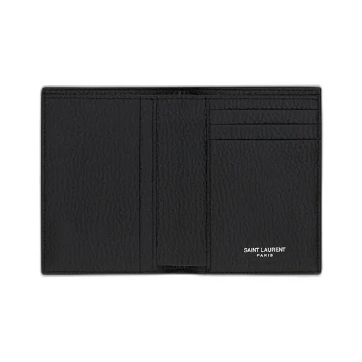 Saint Laurent Tiny Cassandre Credit Card Wallet