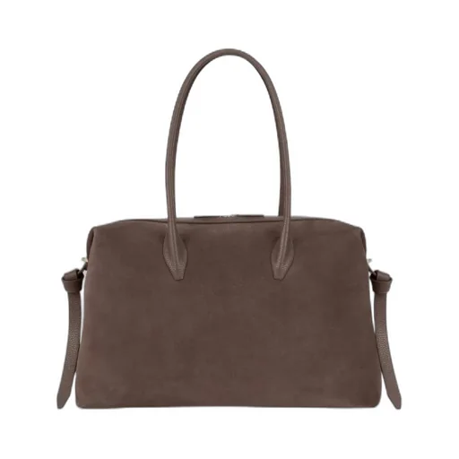 Large Brioche Duffle - Nutmeg Suede