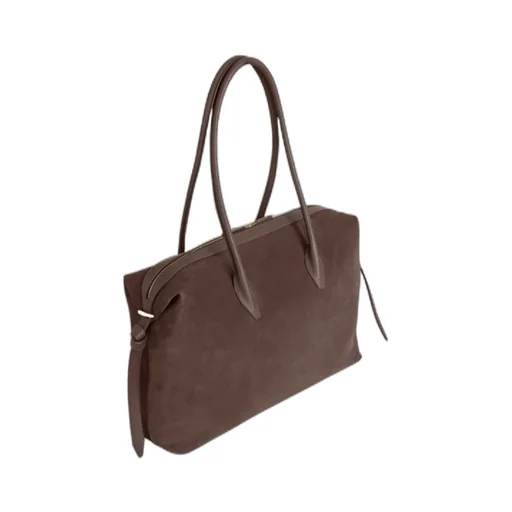 Large Brioche Duffle - Nutmeg Suede