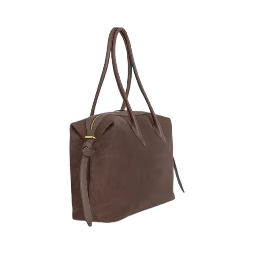 Large Brioche Duffle - Nutmeg Suede
