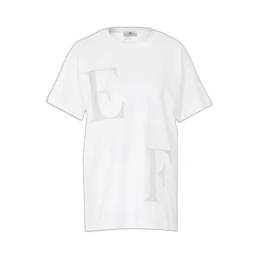 Elisabetta Franchi Logo Embroidered T-Shirt