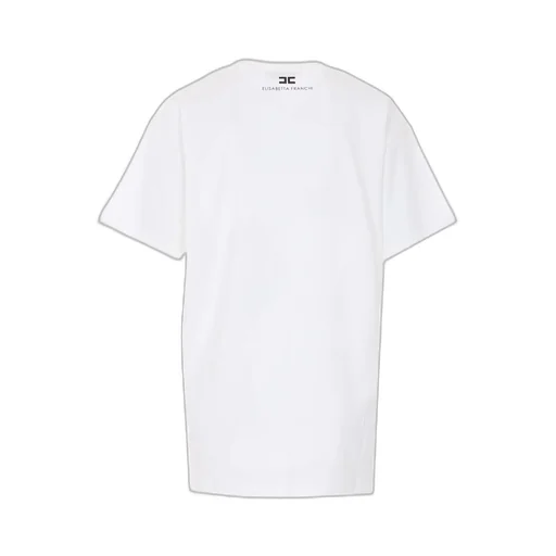Elisabetta Franchi Logo Embroidered T-Shirt