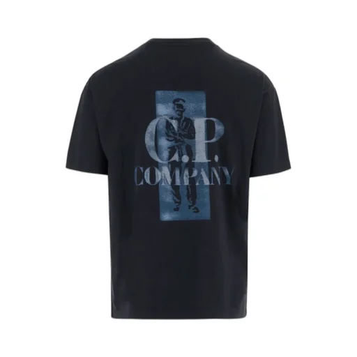 C.P. Company Logo Printed Crewneck T-Shirt