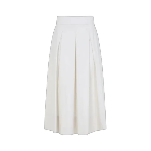 Side-Pockets Midi Skirt