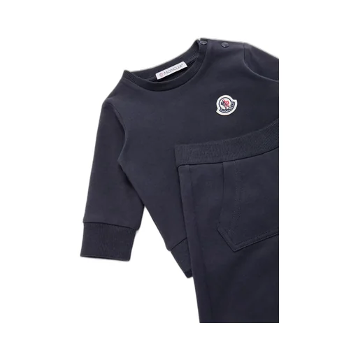 Moncler Enfant Tricolor-Trimmed Sweatsuit Set