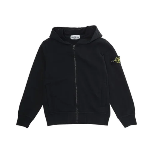 Stone Island Junior Compass-Badge Zipped Hoodie