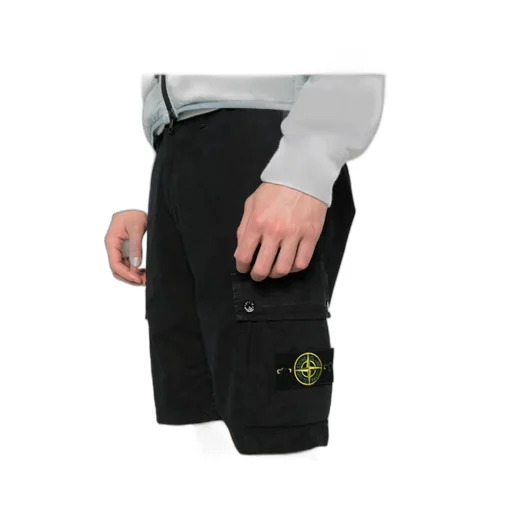 Stone Island Compass Patch Cargo Shorts
