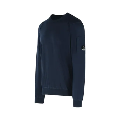 C.P. Company Lens Detailed Crewneck Sweatshirt