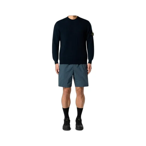 Stone Island Logo Patch Crewneck Sweatshirt