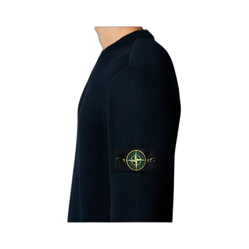 Stone Island Logo Patch Crewneck Sweatshirt