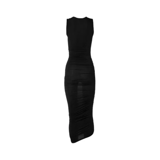 Sheer Drape Dress