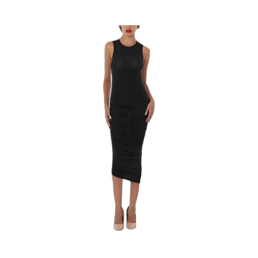 Sheer Drape Dress