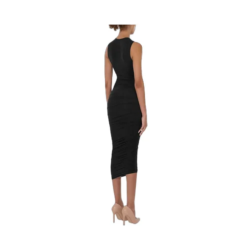 Sheer Drape Dress