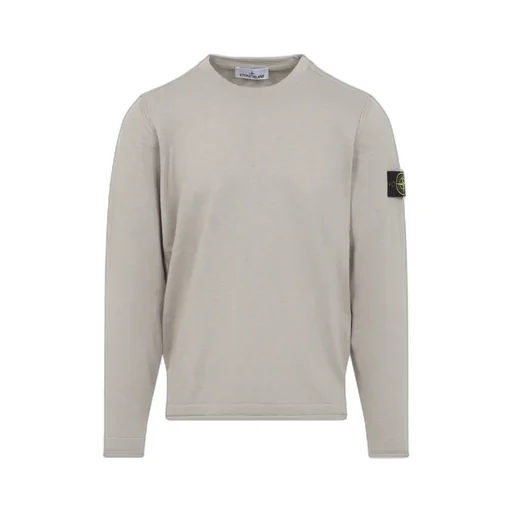 Stone Island Logo Patch Crewneck Sweatshirt