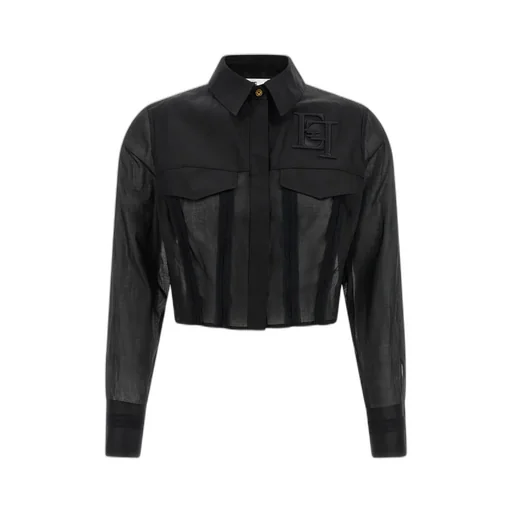 Elisabetta Franchi Flap And Embroideried Shirt