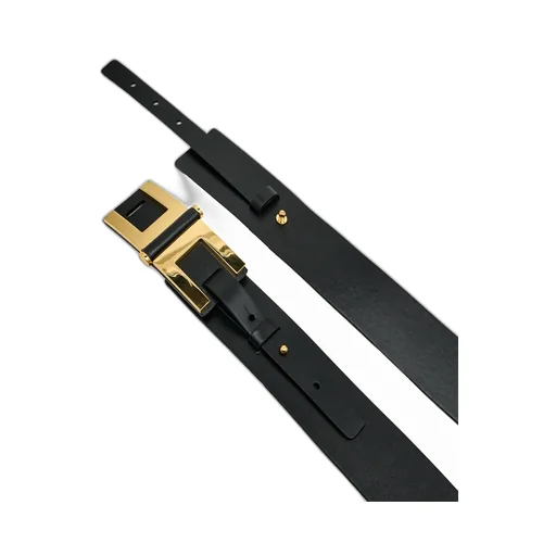 Elisabetta Franchi Logo Plaque Belt