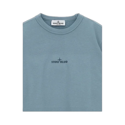Stone Island Junior Logo Print Sweatshirt