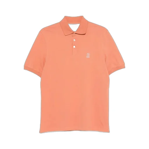 Brunello Cucinelli Logo Detailed Short-Sleeved Polo Shirt