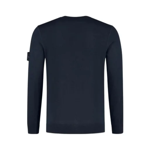 Logo-Patch Crew-Neck Sweater