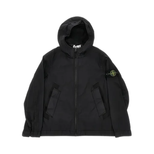 Stone Island Junior Zip-Up Hooded Jacket