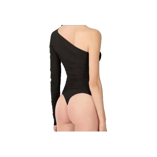 Sheer Drape Thong Body