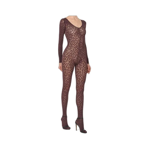 Dots-Pattern Catsuit