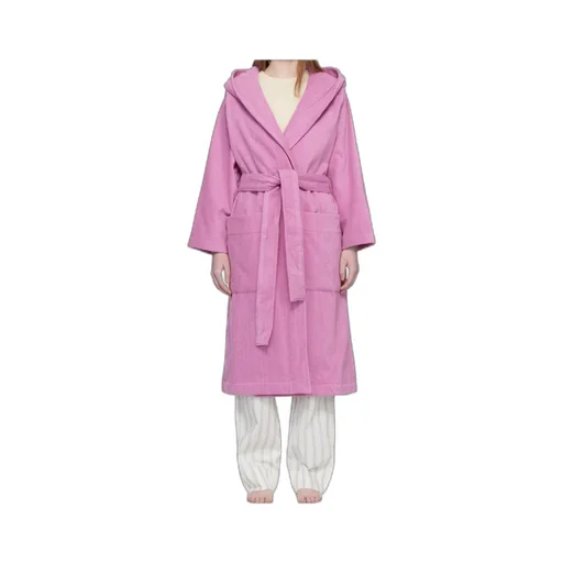 Lace-Up Hooded Bathrobe