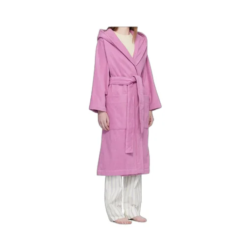 Lace-Up Hooded Bathrobe