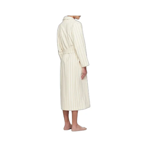 Striped Bathrobe With Ties