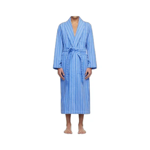 Striped Bathrobe With Ties