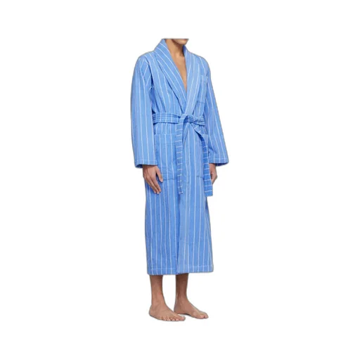 Striped Bathrobe With Ties