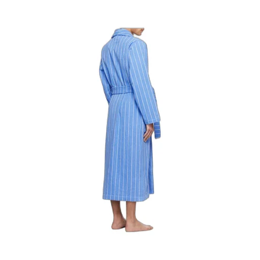 Striped Bathrobe With Ties