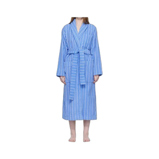 Striped Bathrobe With Ties