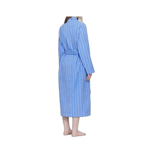 Striped Bathrobe With Ties