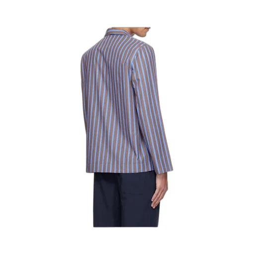 Striped Long-Sleeved Pajama Shirt