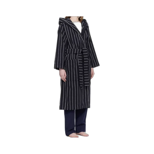 Striped Hooded Bathrobe